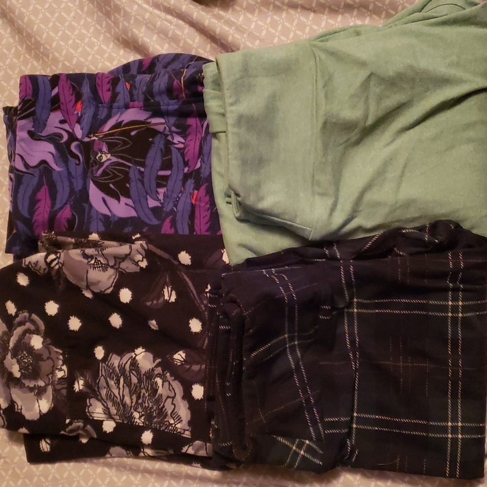4 Pairs Tween Lularoe leggings